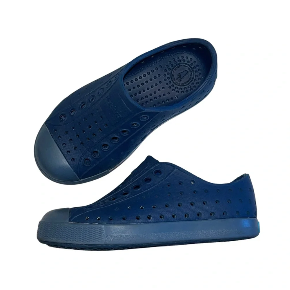 Native Jefferson Blue on Blue Slip On Shoes